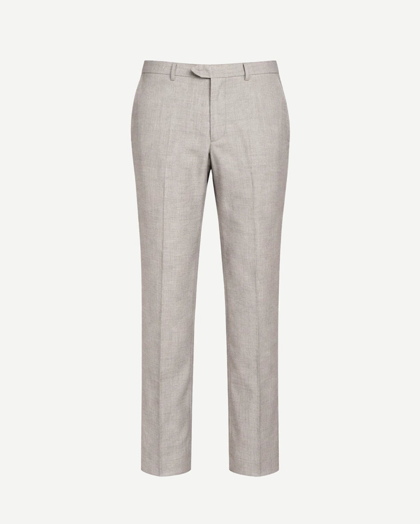 Tailory heather grey tailored trousers front view