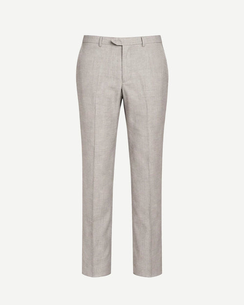 Tailory heather grey tailored trousers front view