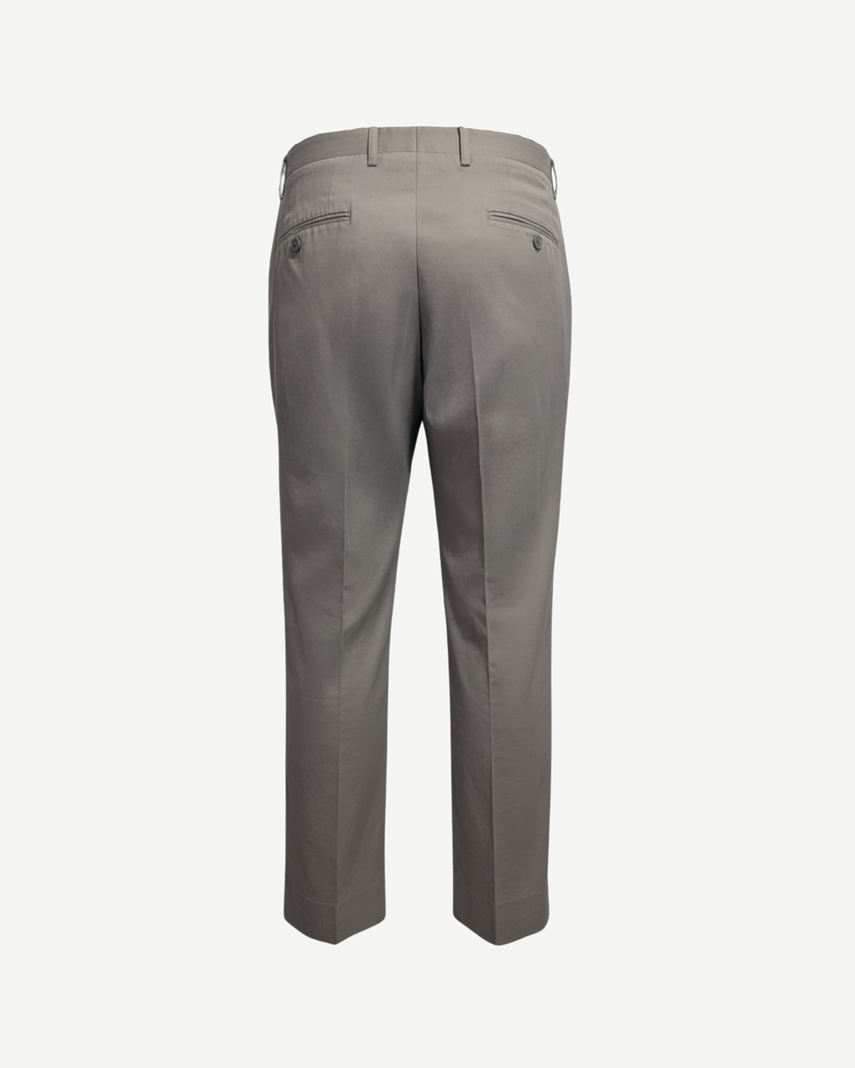 Tailory light gray tailored chino trousers back view