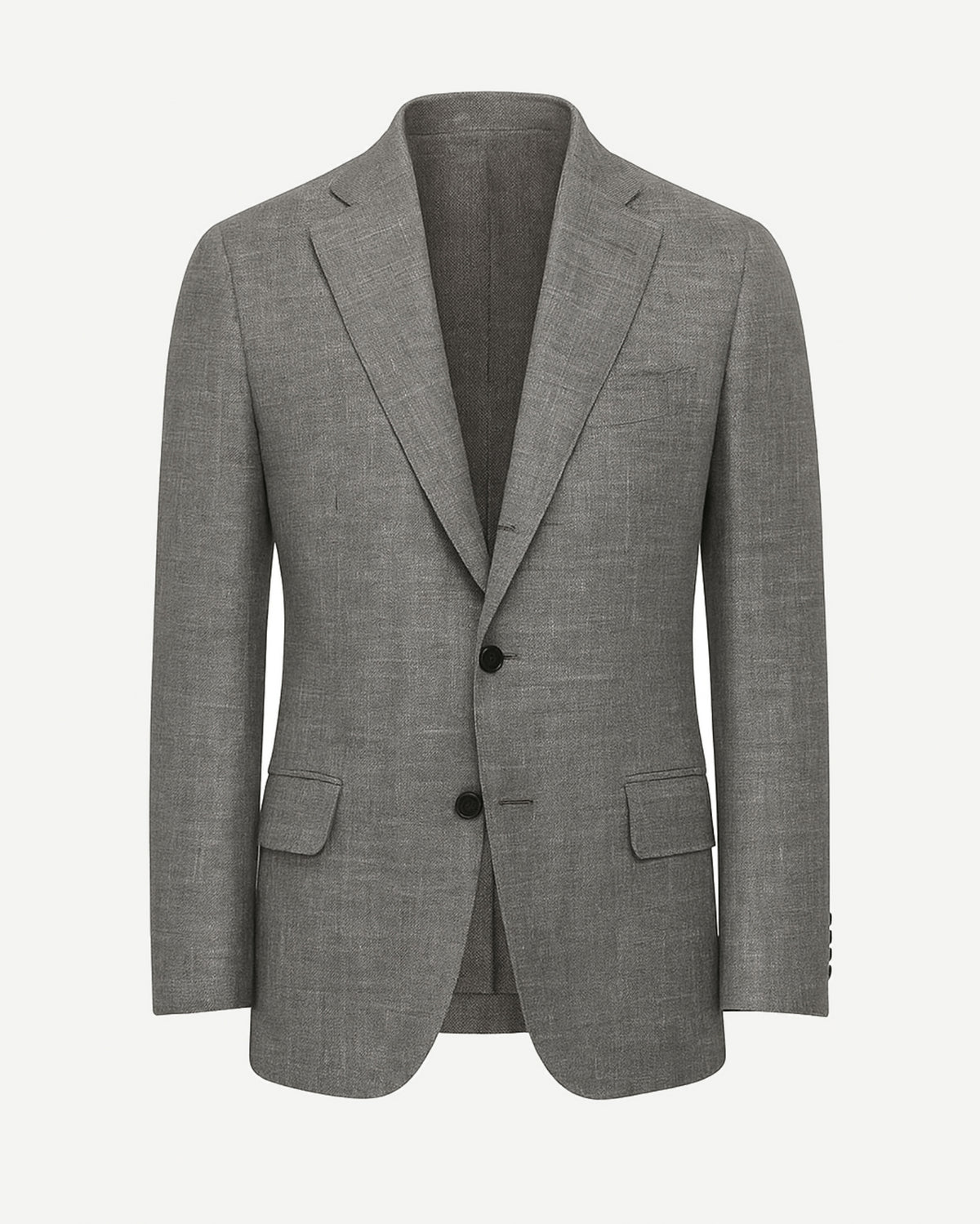 Tailory stone Loro Piana lightweight summer blazer front view