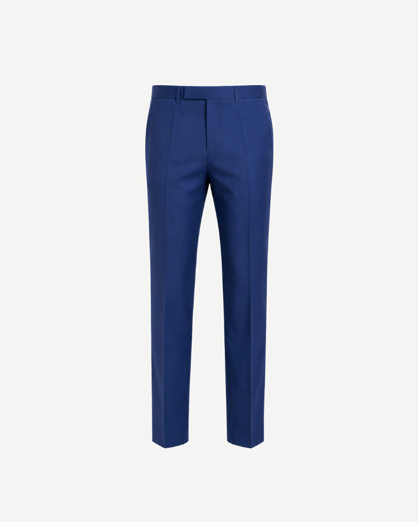 Loro Piana Blue 100% Wool Men’s Tapered Trousers feature a sleek, modern silhouette in rich blue wool, designed for refined tailoring and comfortable all-day wear.