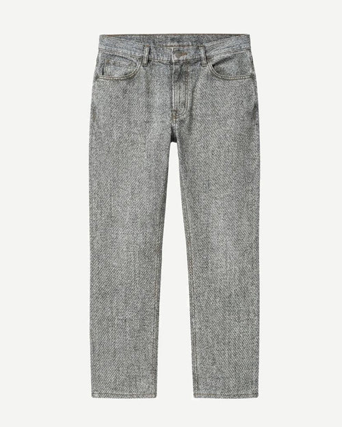 Loro Piana Grey Wool Cashmere Blend Jeans