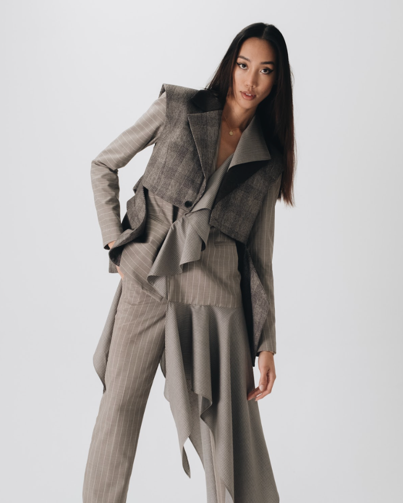 trousers and blazer model pic