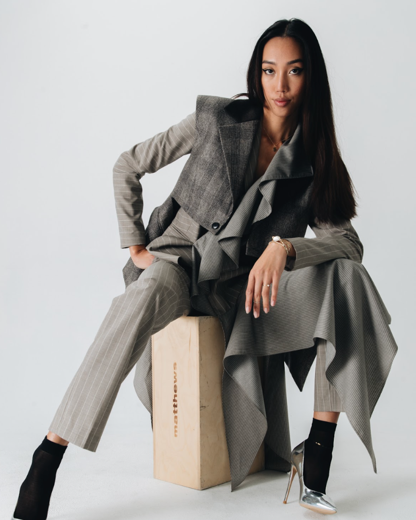 trousers and blazer model pic