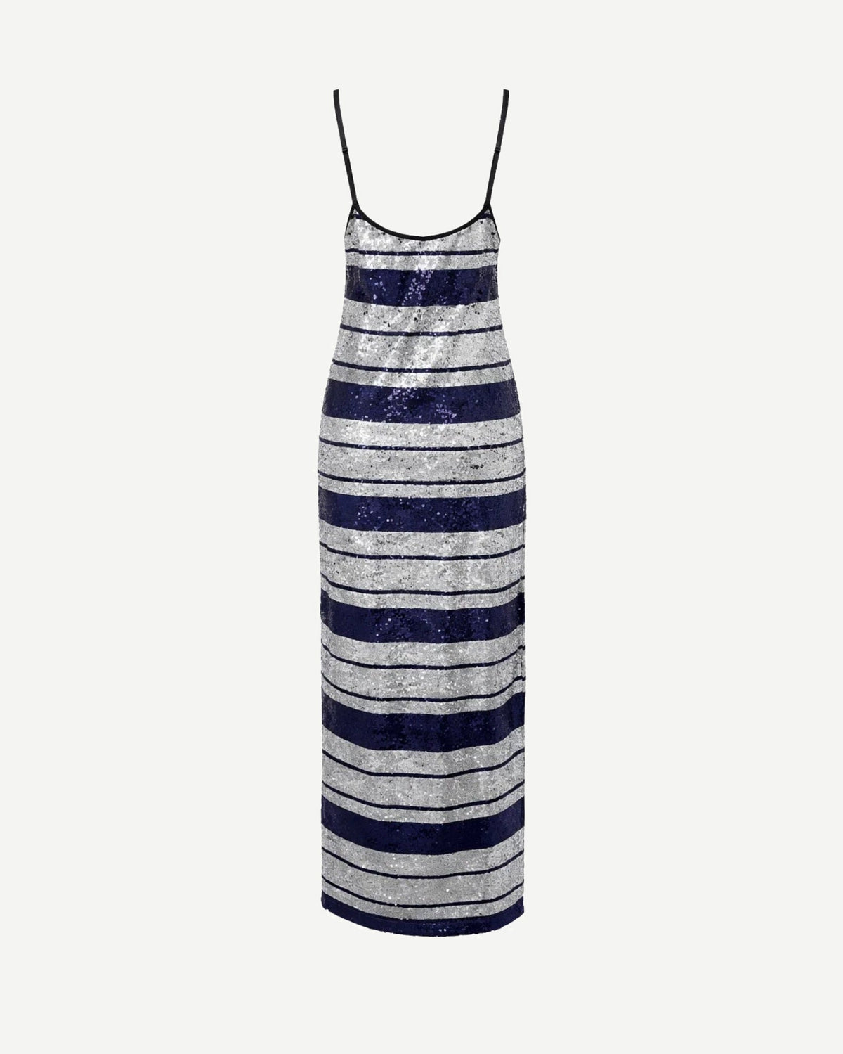 Tailory sequin slip dress back view