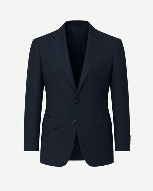 Tailory navy wool sports coat front view