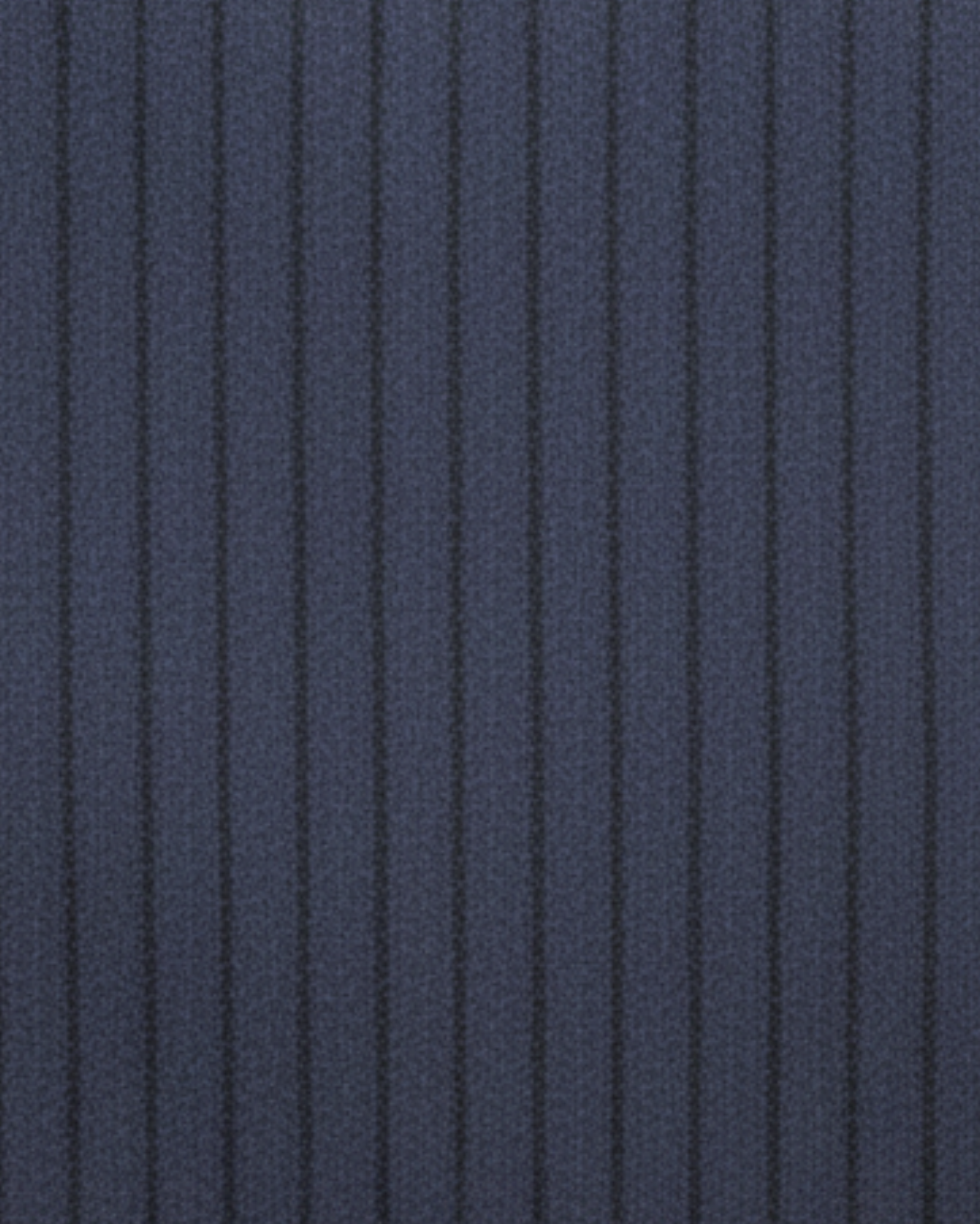 Tailory navy white pinstripe fabric swatch