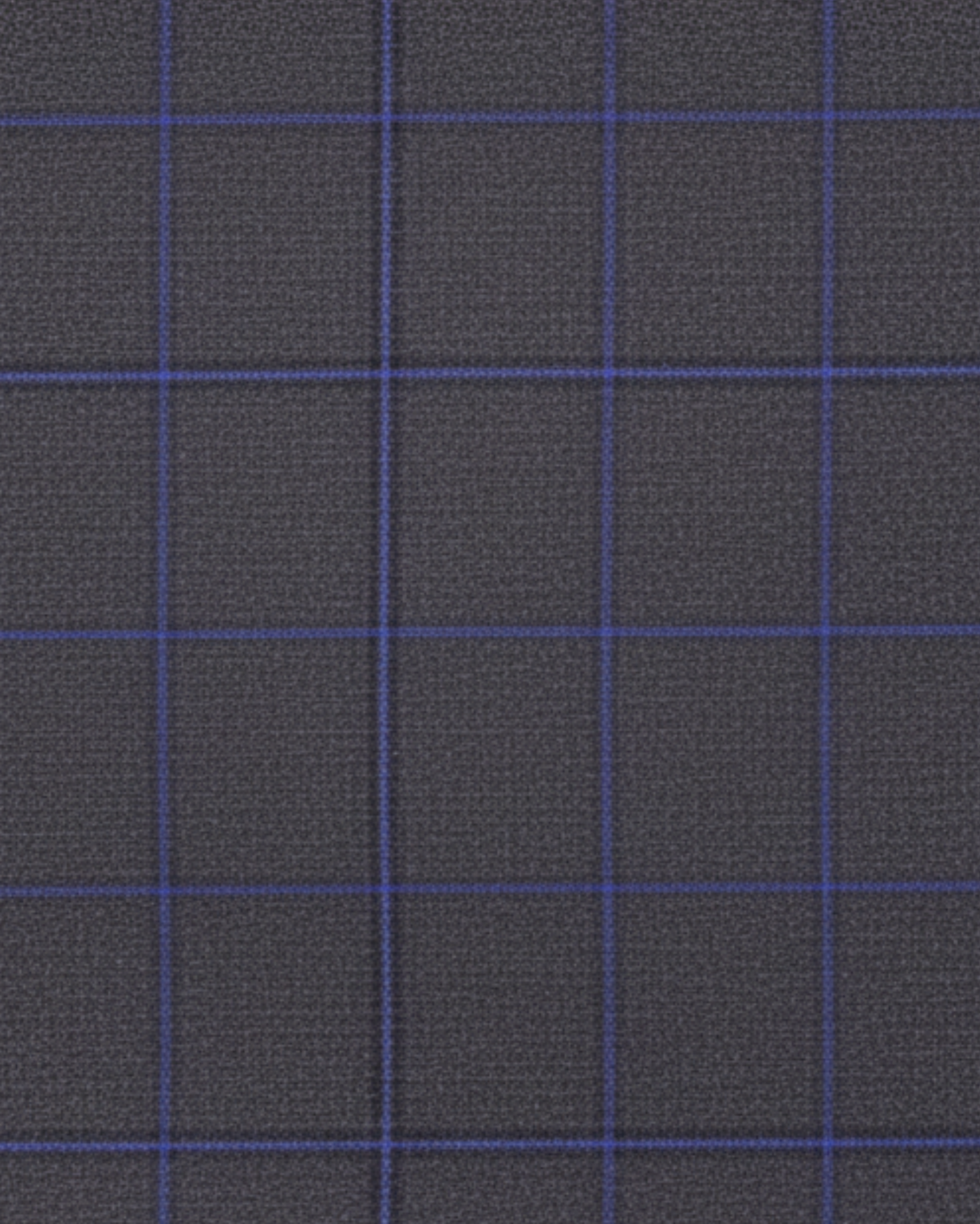 Tailory navy windowpane wool suiting fabric swatch
