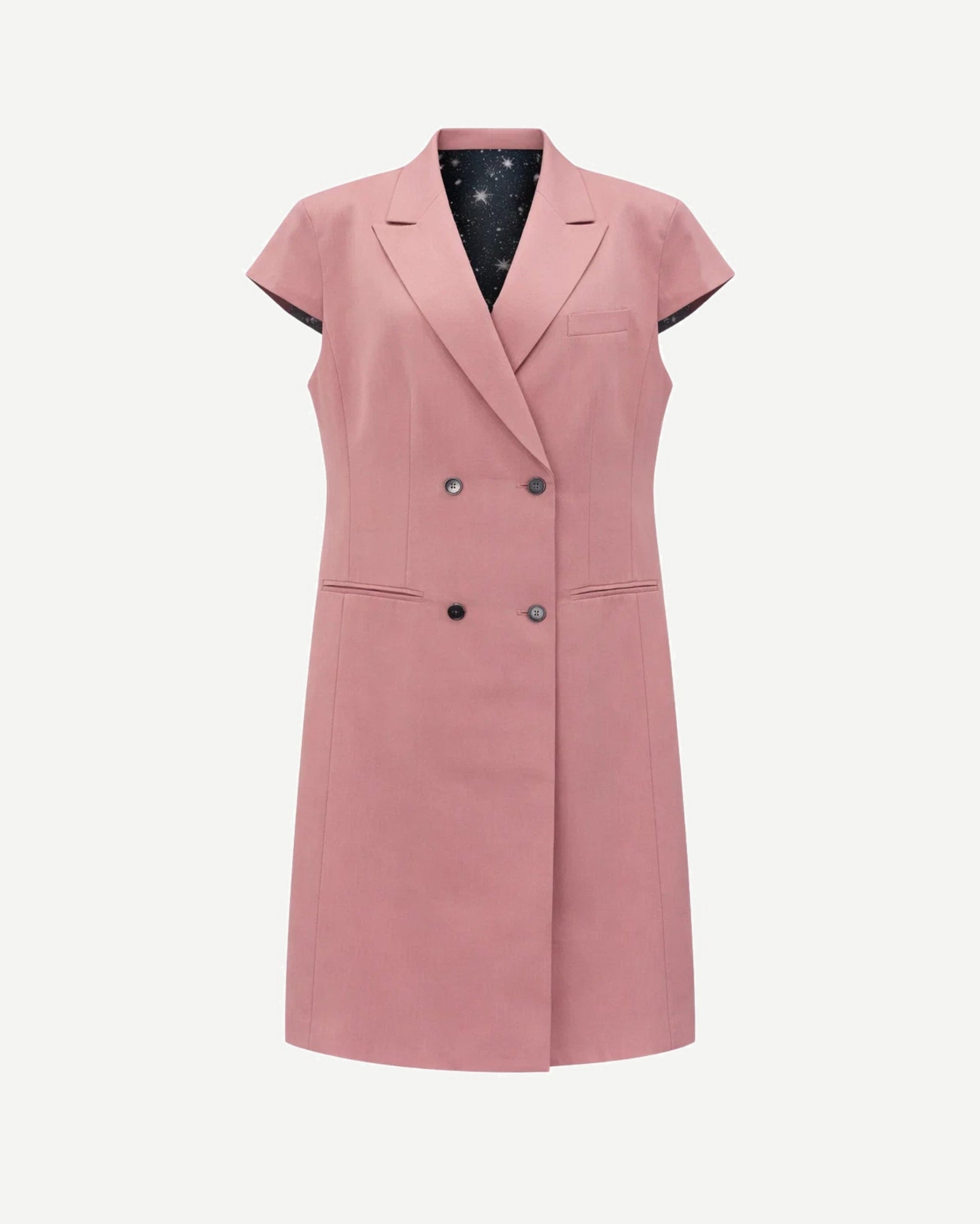 Tailory pink tailored blazer dress front view