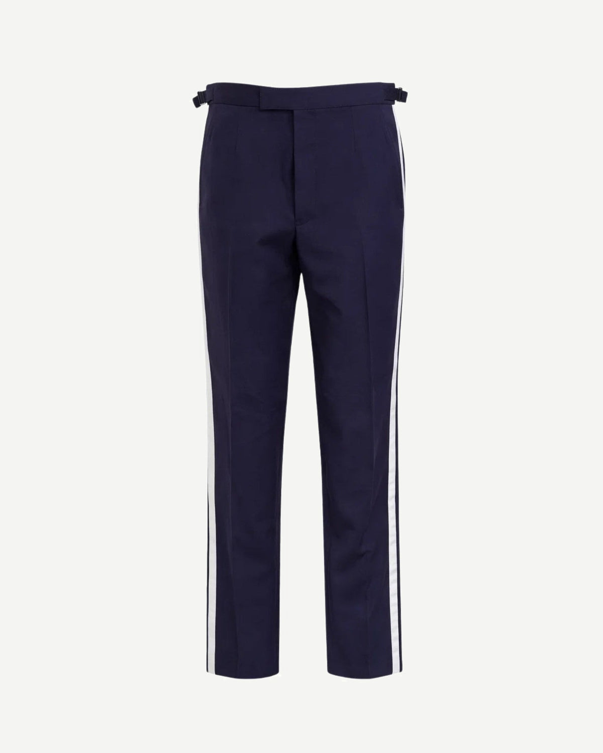 Tailory purple side-stripe tailored trousers front view
