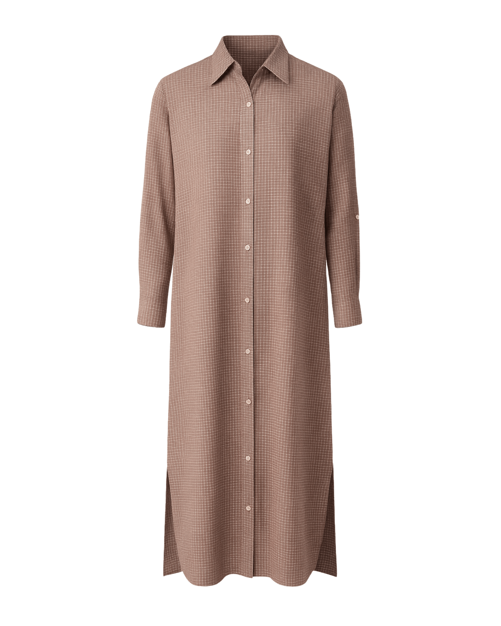 SAMPLE SALE | Plaid Shirt Dress - Dress Shirt - The Tailory New York