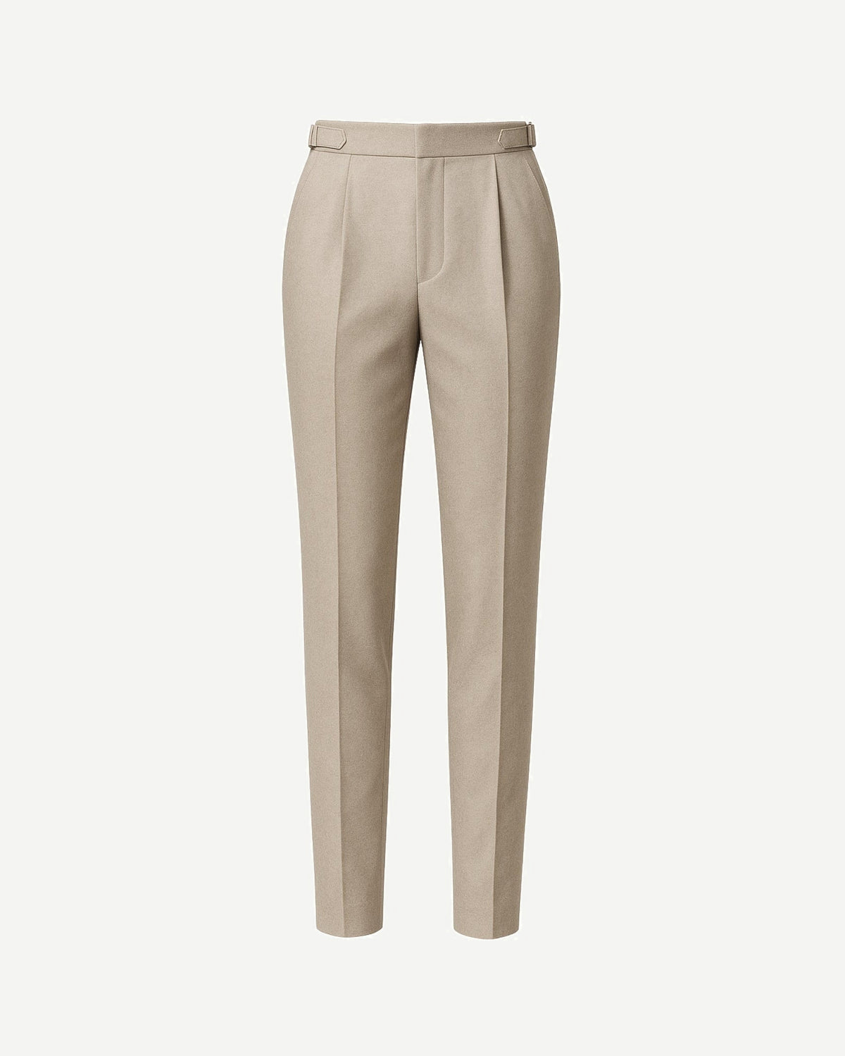 Tailory stone flannel Regatta trousers front view