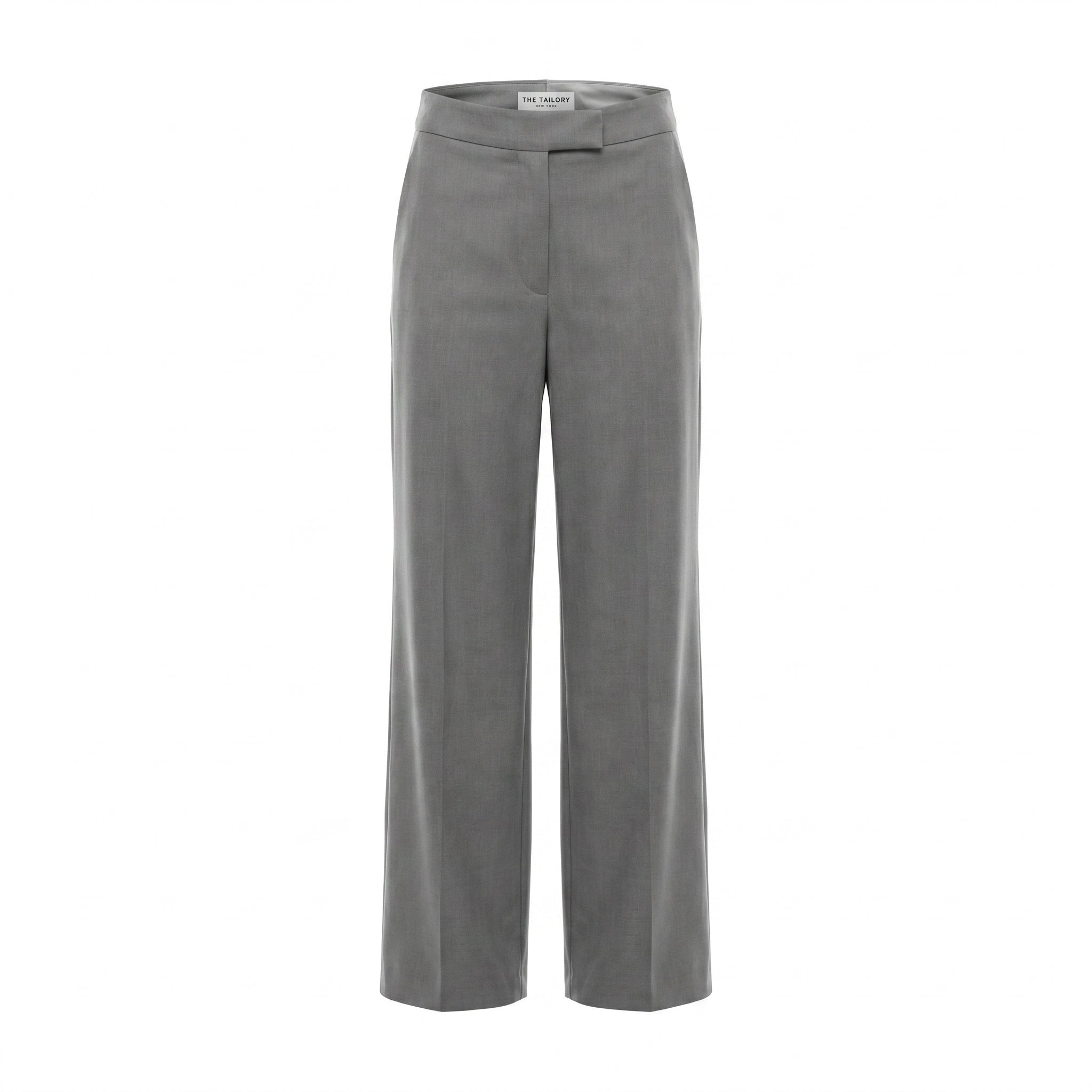 The Dailies Wide-Leg Trouser — front view — The Tailory NYC, Director's Cut
