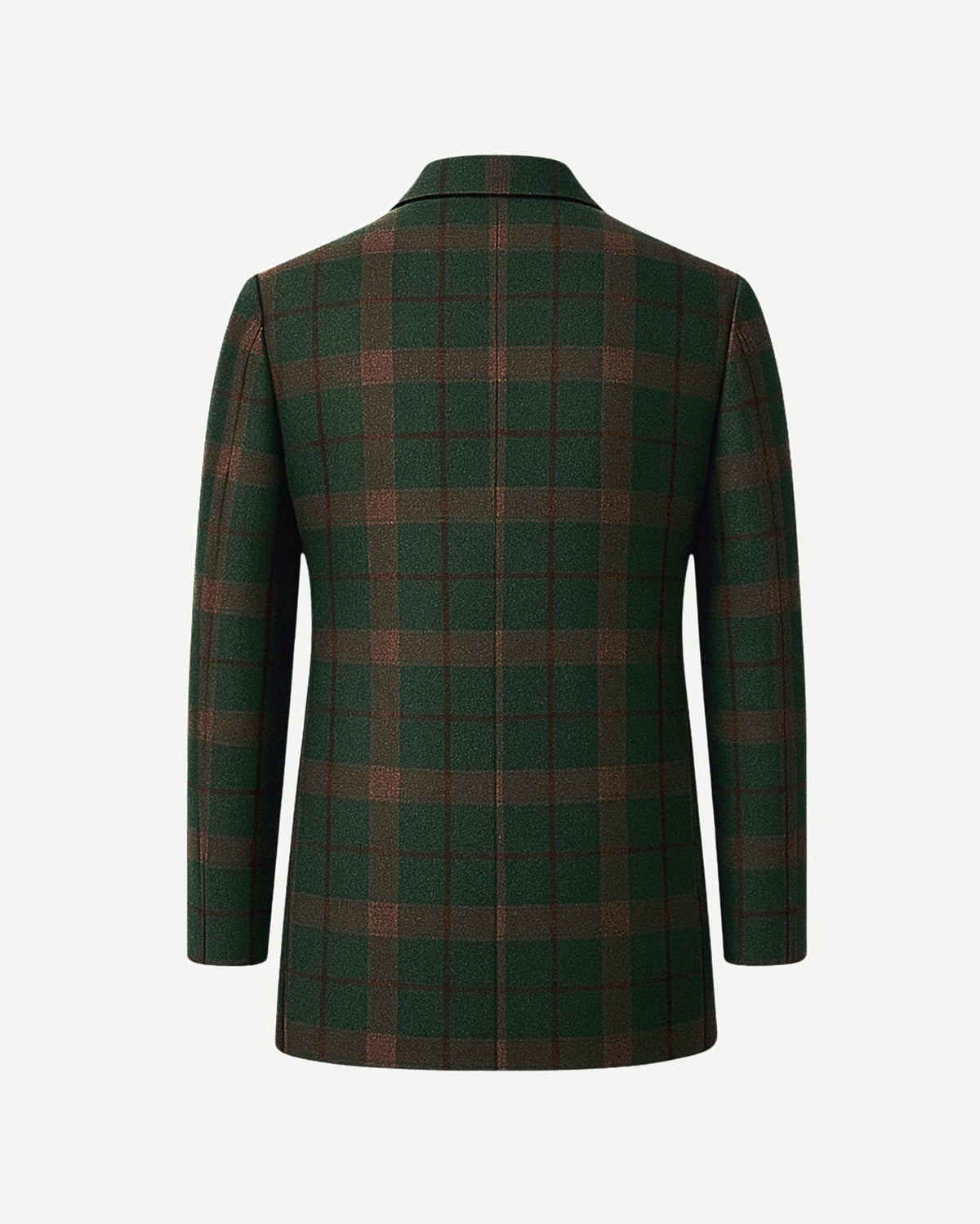 Foglie Sport Coat  Forest Green  Double-Breasted Plaid