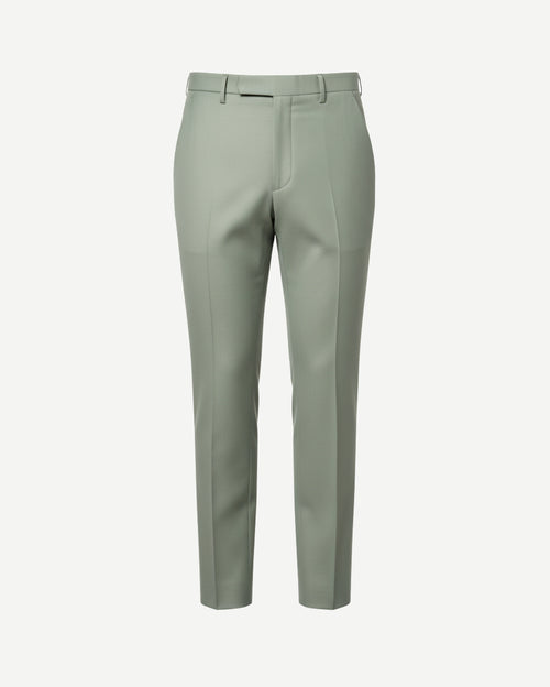 Tailory Sage Flat Front Trouser front view