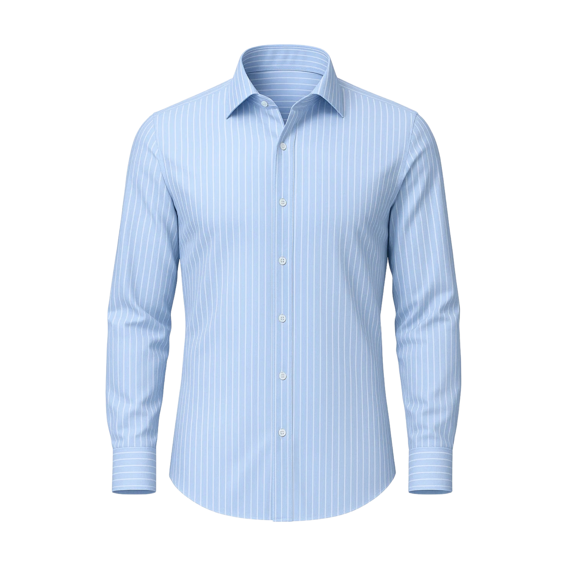 The Tailory New York Men's Blue Striped Dress Shirt for Men, S The Tailory New York Men's Blue Striped Dress Shirt for Men, S
