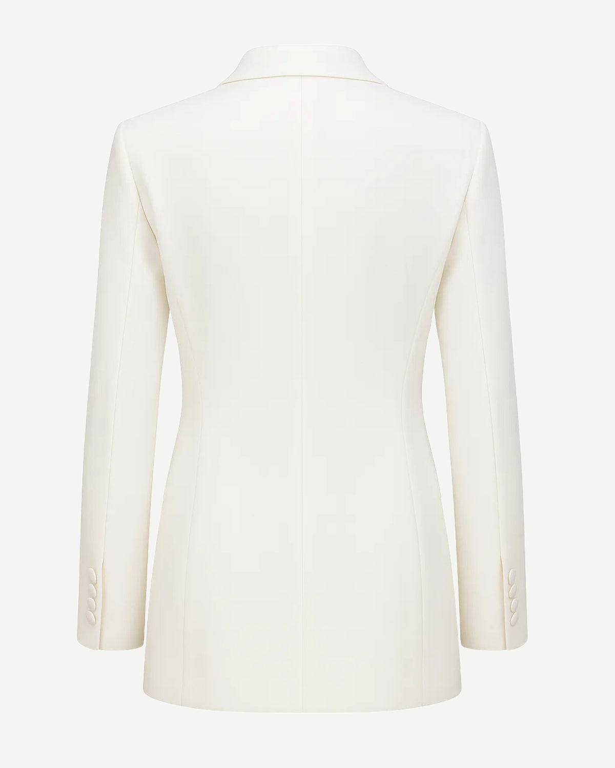 City Hall Wedding | White Wedding Suit Jacket Double Breasted - Suit - The Tailory New York