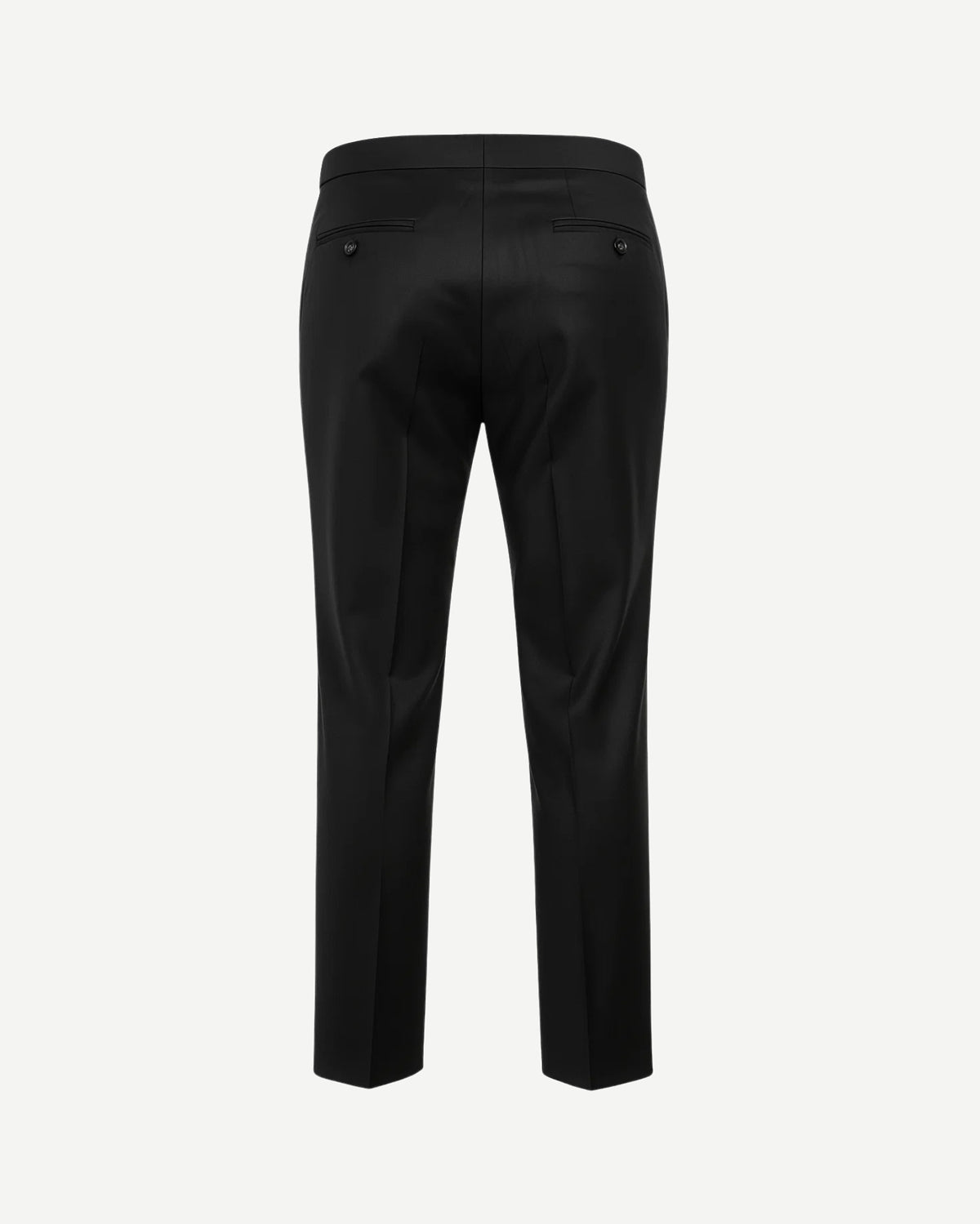 Tailory black/grey two-tone straight-leg trousers back view