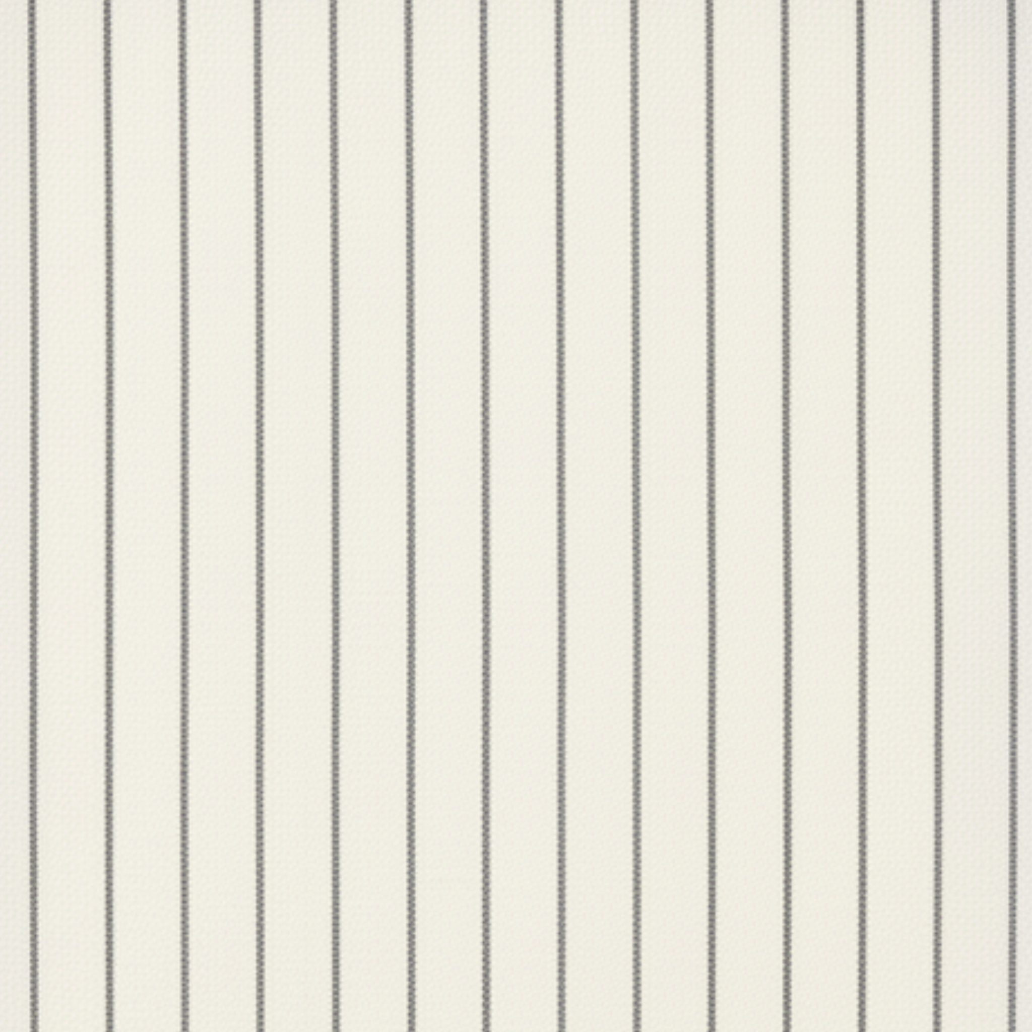 Tailory white and black pinstripe suiting fabric swatch