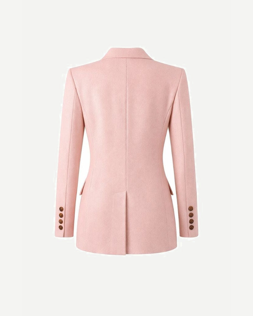 Tailory blush pink tailored two-piece suit back view