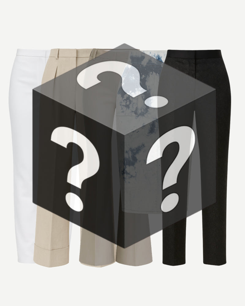 Tailory women’s mystery blind box for bottoms with concealed archival item