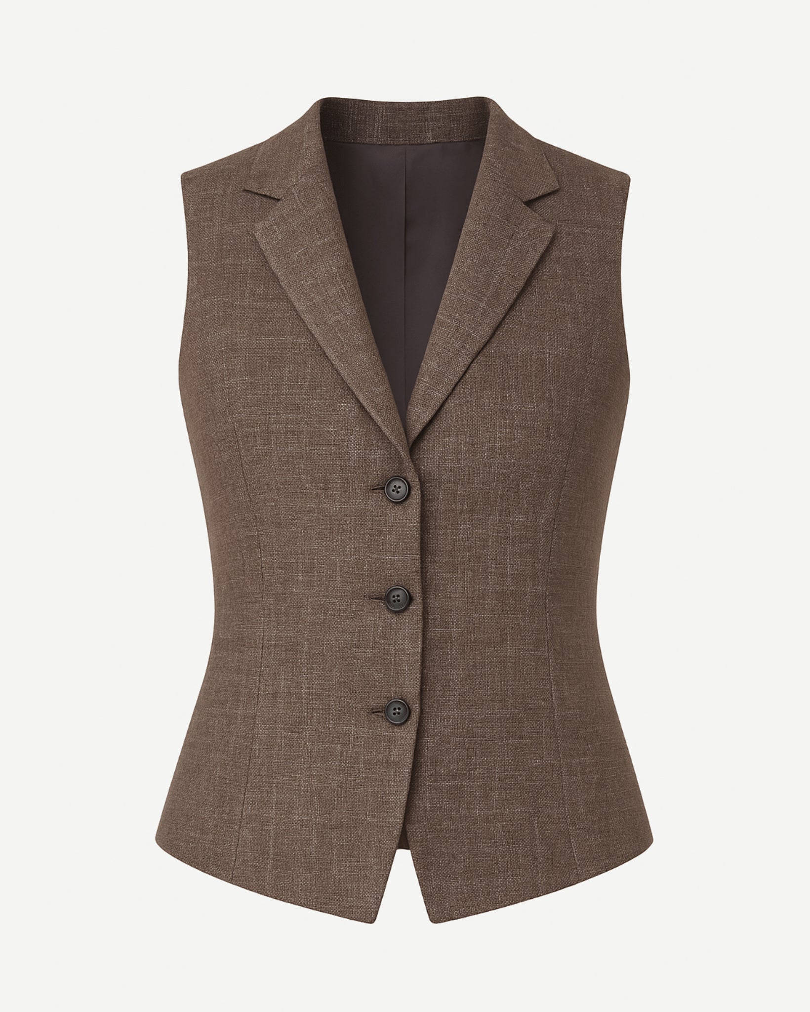 Women’s Tailored Vest Top | 3 - Button Front - Vest - The Tailory New York