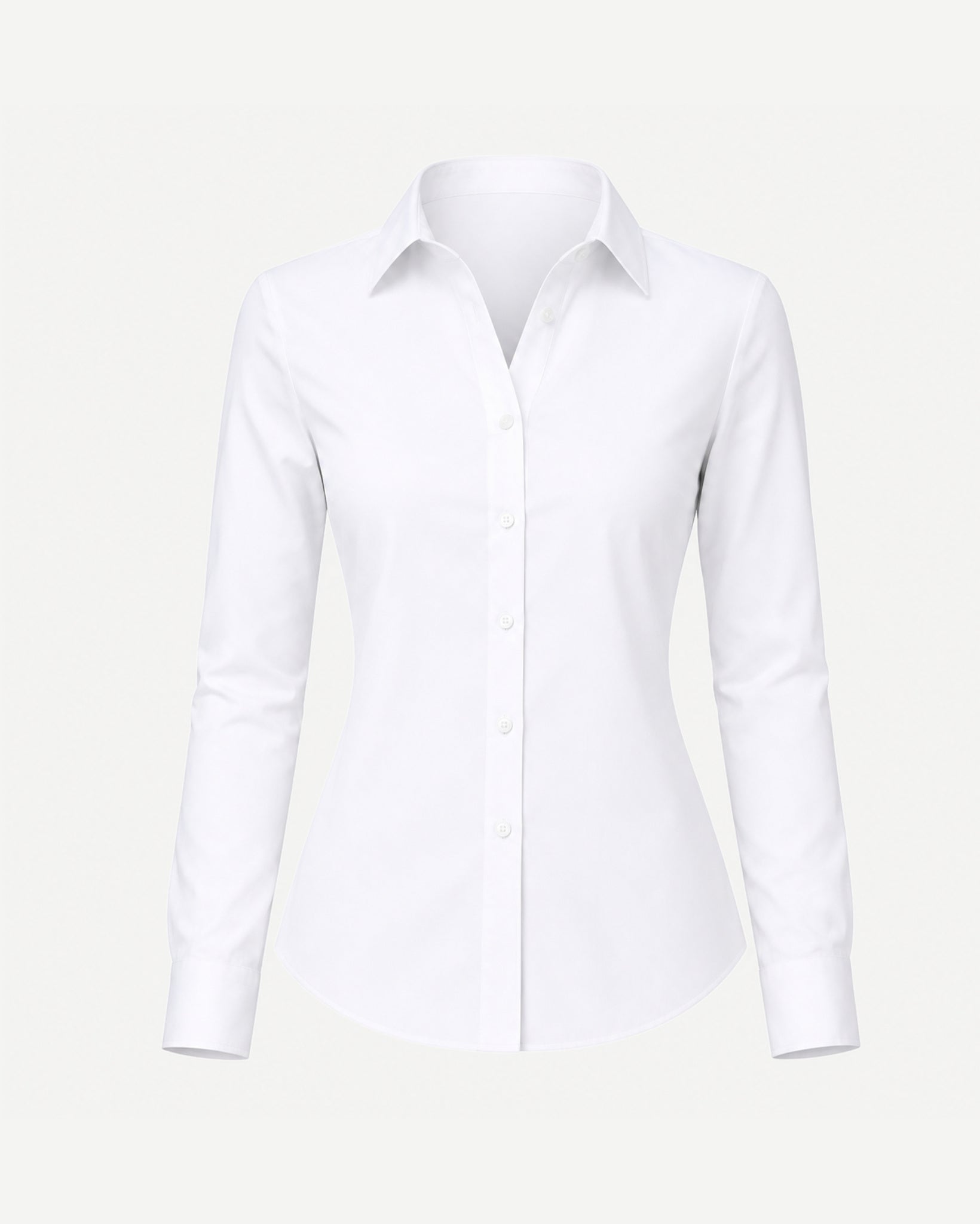 White shirt on a white background