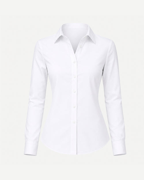 White shirt on a white background