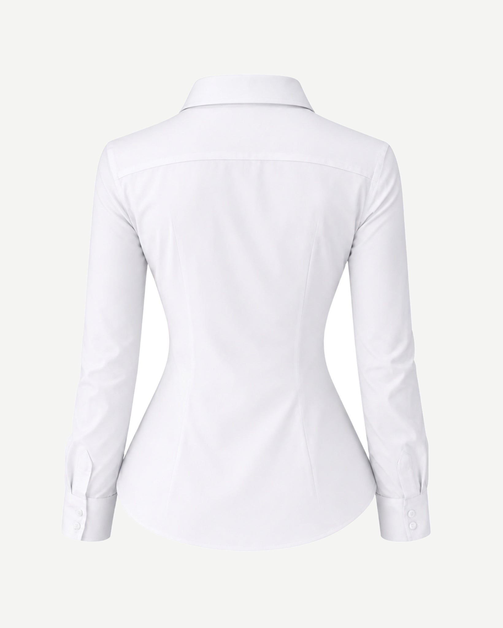 White shirt on a white background